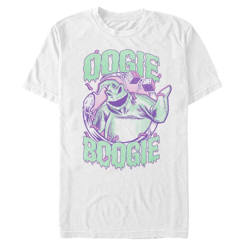 Preview: Disney Classics - Nightmare Before Christmas - Oogie Boogie - Halloween - Men's T-Shirt - White - Front