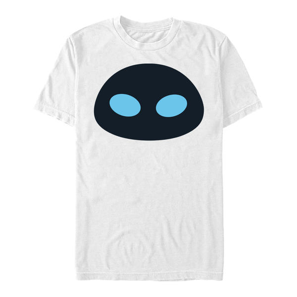 Aperçu: Pixar - Wall-E - EVE Face - Homme T-shirt - Blanc - Devant
