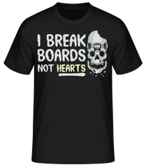 Break Boards Not Hearts · Men's Basic T-Shirt