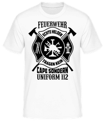 Echte Helden Tragen Uniform · Männer Basic T-Shirt