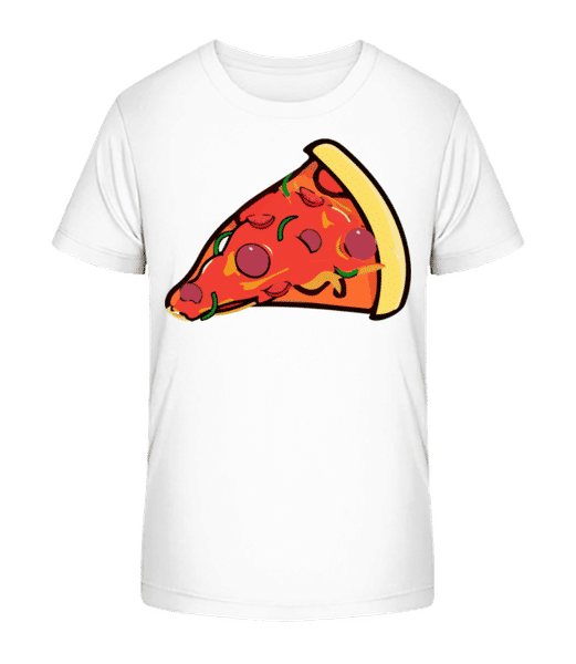Pizza Slice - T-shirt bio Enfant Stanley Stella 2.0 - Blanc - Devant