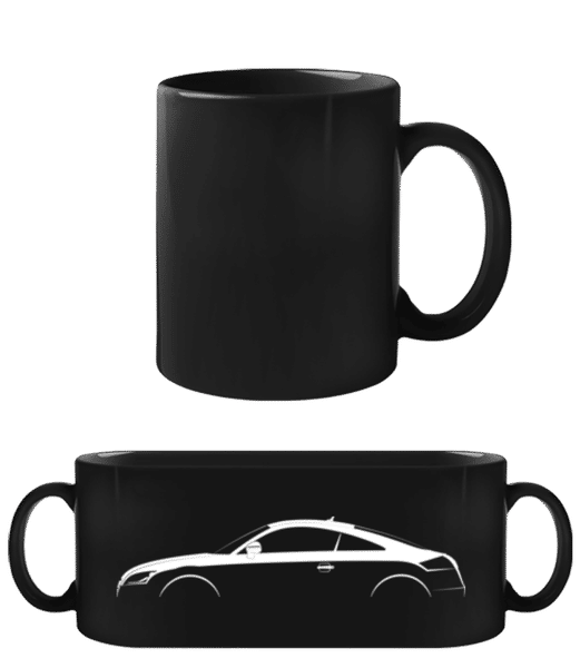 Aperçu: 'Audi TT 2006' Silhouette - Tasse Noire - Noir - Devant