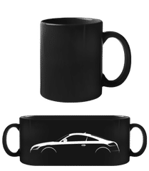 'Audi TT 2006' Silhouette · Schwarze Tasse
