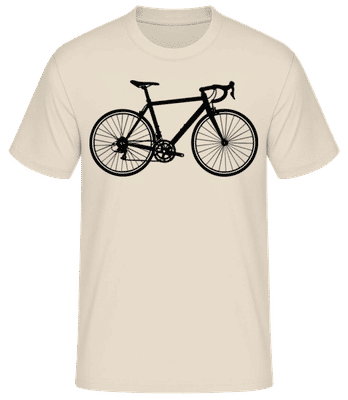 Vélo De Course - T-shirt standard Homme - Crème - Devant