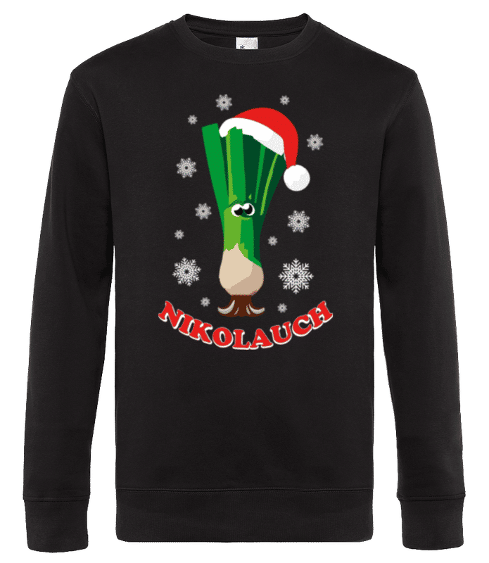 Vorschau: Nikolauch - Männer Standard Pullover - Schwarz - Vorne