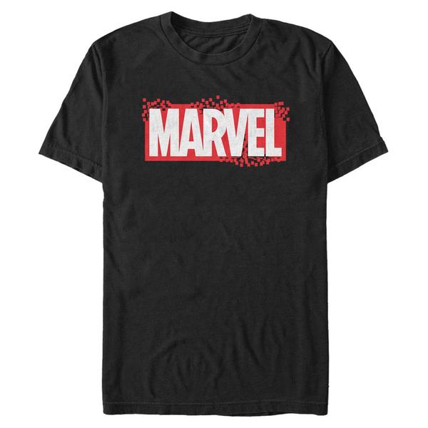 Aperçu: Marvel - Logo Small Blocks - Homme T-shirt - Noir - Devant