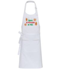 Équipe De Pâtisserie De Noël 2 - Tablier professionnel - Blanc - Devant