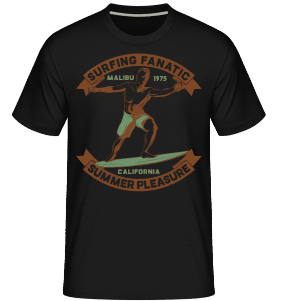 Preview: Surf Beach Summer Pleasure -  Shirtinator Men's T-Shirt - Black - Front