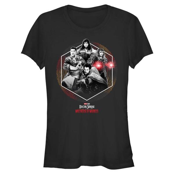 Aperçu: Marvel - Doctor Strange - Photo de groupe Group Together - Femme T-shirt - Noir - Devant Aperçu: Marvel - Doctor Strange - Photo de groupe Group Together - Femme T-shirt - Noir - Devant
