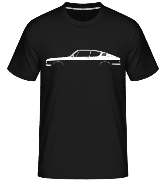 Aperçu: 'Audi 100 Coupe S C1' Silhouette -  T-Shirt Shirtinator homme - Noir - Devant
