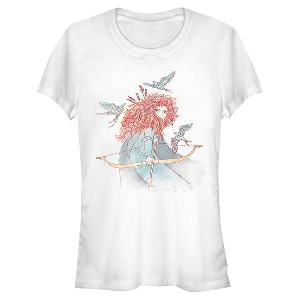 Aperçu: Disney - Rebelle - Merida Sketch - Femme T-shirt - Blanc - Devant