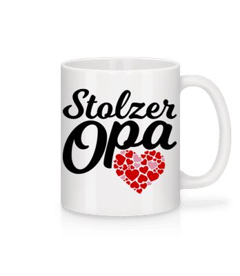 Stolzer Opa - Tasse - Weiß - Vorne