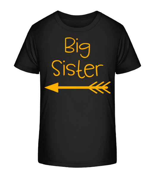 Aperçu: Big Sister - T-shirt bio Enfant Stanley Stella 2.0 - Noir - Devant