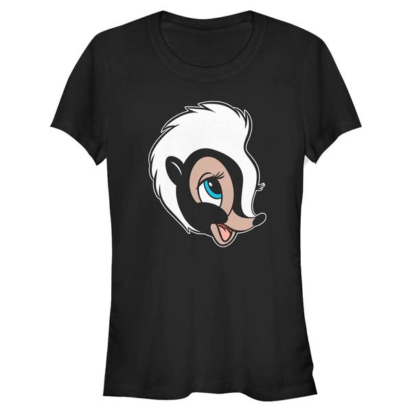 Disney Classics - Bambi - Flower Big Face - Femme T-shirt - Noir - Devant