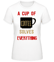 A Cup Of Black Coffee · T-shirt standard Femme