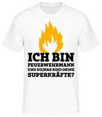 Ich Bin Feuerwehrmann Flamme · Männer T-Shirt B&C