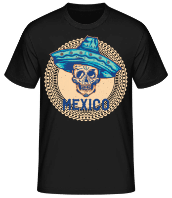 Mexico - Männer Basic T-Shirt - Schwarz - Vorne