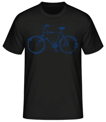 Bicycle From Bicycles - Men's Basic T-Shirt - Black - Front
