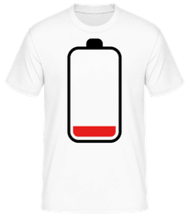 Batterie Leer · Männer Basic T-Shirt