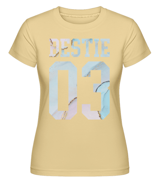 Preview: Bestie 03 -  Shirtinator Women's T-Shirt - Yellow - Front