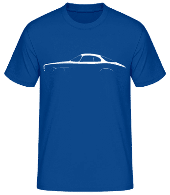 'Alfa Romeo Giulia Sprint' Silhouette - Pánske basic tričko - Kráľovská modrá - Predné