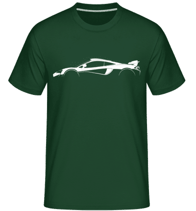 'McLaren 620R' Silhouette - Shirtinator Men's T-Shirt - Bottle green - Front