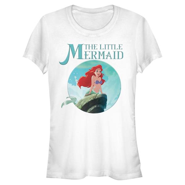Aperçu: Disney - Ariel La Petite Sirène - Malá mořská víla Mermaid Classic - Femme T-shirt - Blanc - Devant