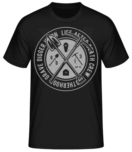 Aperçu: Grave Digger - T-shirt standard Homme - Noir - Devant