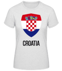 Croatia - Women's Basic T-Shirt - Heather grey - Front