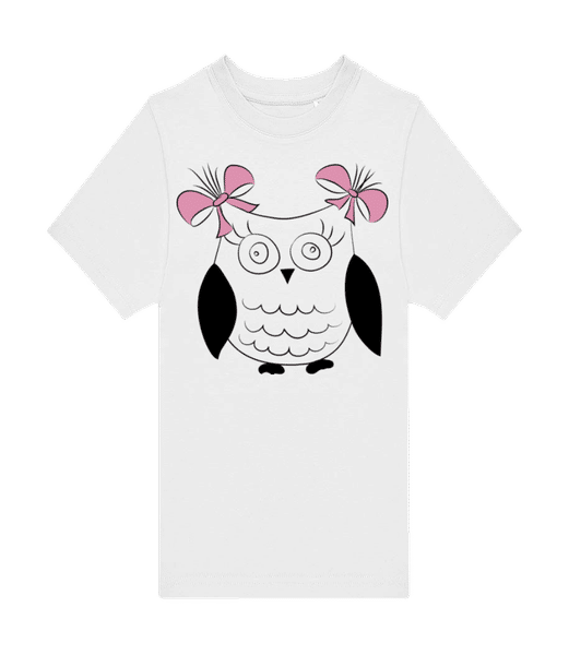 Aperçu: Chouette Fille - T-shirt homme B&C - Blanc - Devant