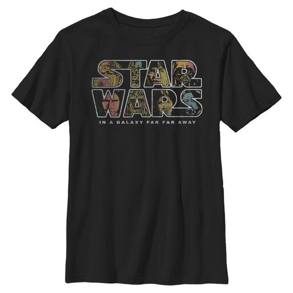 Aperçu: Star Wars - Skupina Pop Logo Fill - Enfant T-shirt - Noir - Devant