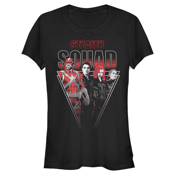 Preview: Marvel - Black Widow - Group Shot Stealth Squad - Women's T-Shirt - Black - Front