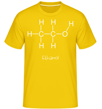 Ethanol -  Shirtinator Men's T-Shirt - Golden yellow - Front