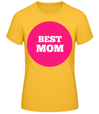 Best Mom - Women's Basic T-Shirt - Golden yellow - Front