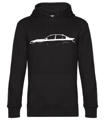 'BMW M3 E90' Silhouette - Unisex Premium Hoodie - Black - Front