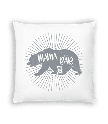 Mama Bär - Kissen - Weiß - Vorne