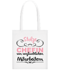 Stolze Chefin · Stofftasche