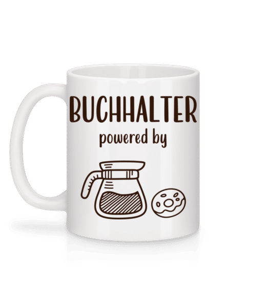 Vorschau: Buchhalter - Tasse - Weiß - Hinten