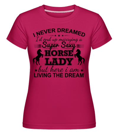 Sexy Horse Lady -  T-shirt Shirtinator femme - Magenta - Devant
