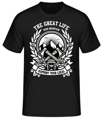 Axe - Men's Basic T-Shirt - Black - Front