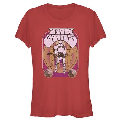 Star Wars - Stormtrooper Trooper Gig - Femme T-shirt - Rouge - Devant