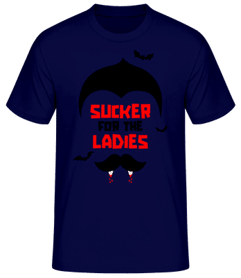 Sucker For The Ladies - T-shirt standard Homme - Bleu marine - Devant