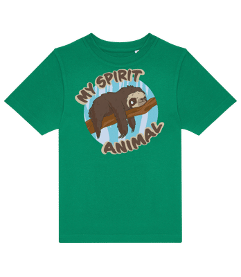 My Spirit Animal - T-shirt enfants B&C - Vert irlandais - Devant
