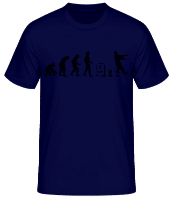 Évolution D'Halloween - T-shirt standard Homme - Bleu marine - Devant