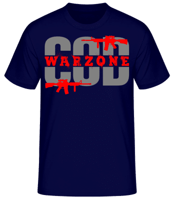 Call Of Duty Warzone - T-shirt standard Homme - Bleu marine - Devant