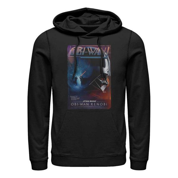 Aperçu: Star Wars - Obi-Wan Kenobi - Obi-Wan Kenobi & Darth Vader Vader Vhs - Unisex Sweat à capuche - Noir - Devant
