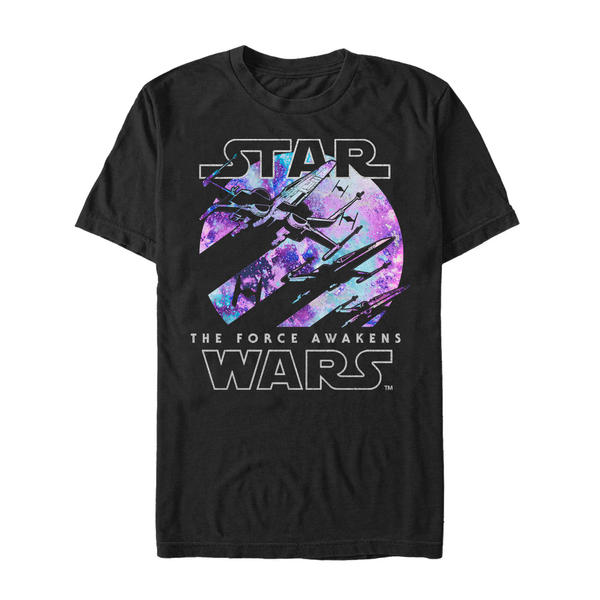 Preview: Star Wars - Episode 7 - X-Wing Galactic - Men's T-Shirt - Black - Front