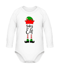 Baby Elf - Dĕtské bio body s dlouhým rukávem - Bílá - Napřed