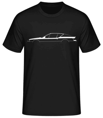 'Alpine GTA' Silhouette - Men's Basic T-Shirt - Black - Front