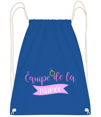 Equipe de la Mariée - Sac à dos sport - Bleu royal - Devant